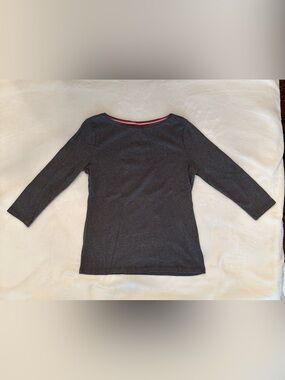 Talbots Classic Women's 3/4 Sleeve - Charcoal